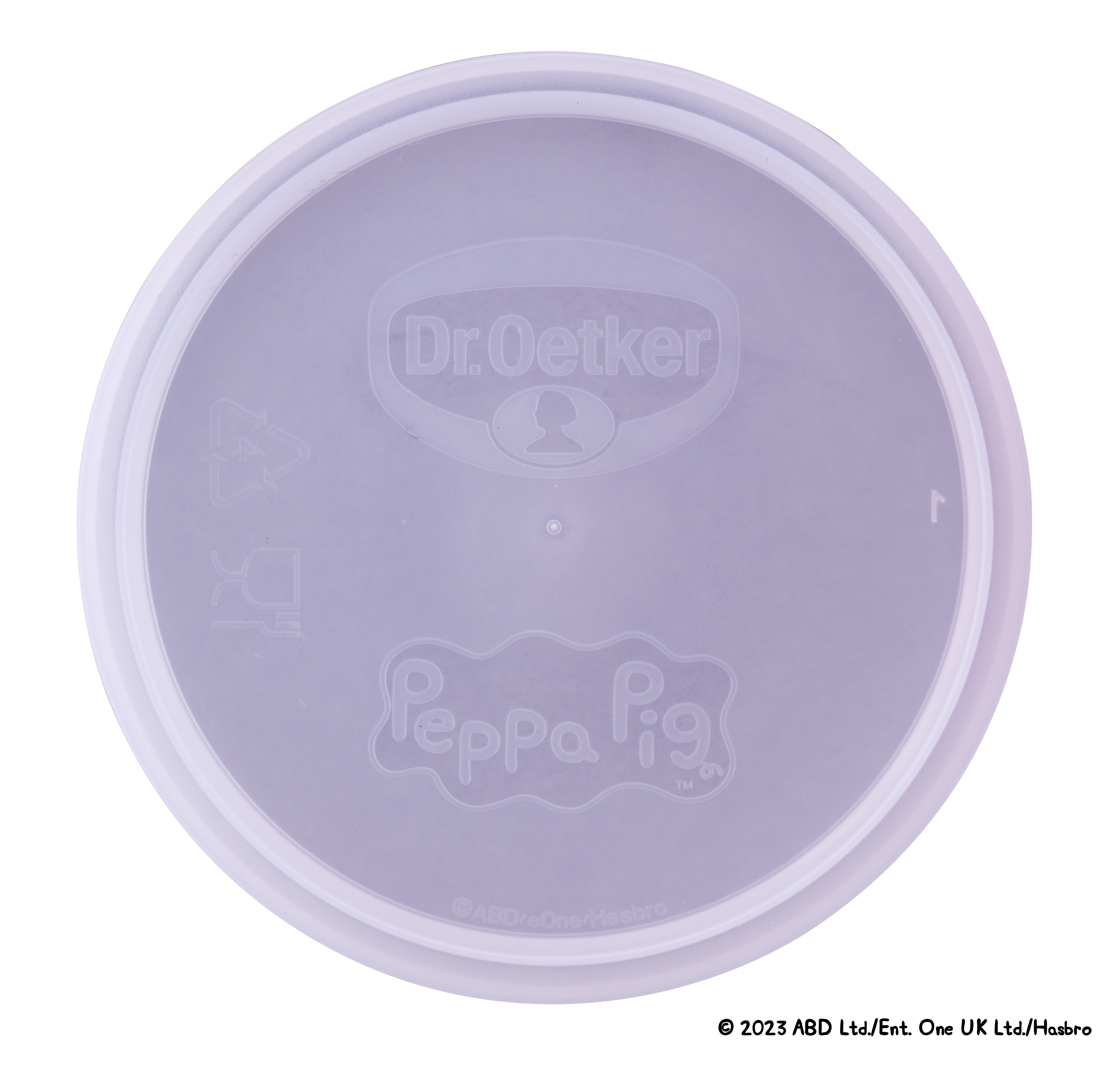 Dr. Oetker Moldes para Pudding con 2 tapas, Set de 6, Ideal para Postres y Snacks, Diseño Peppa Pig, Fácil de limpiar y reutilizable