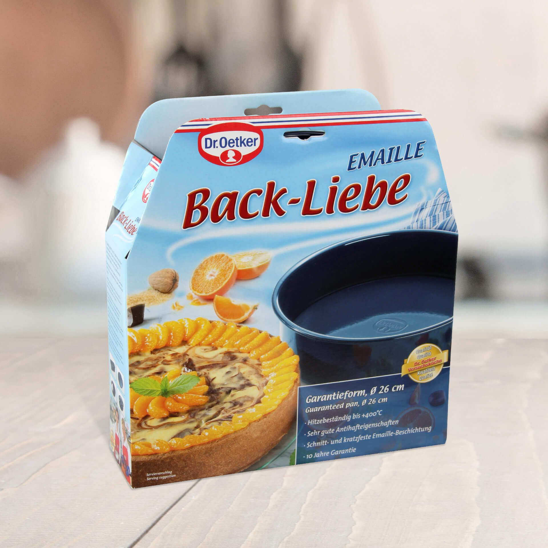 BackLiebe Molde redondo para horno con base extraíble, Ø26cm