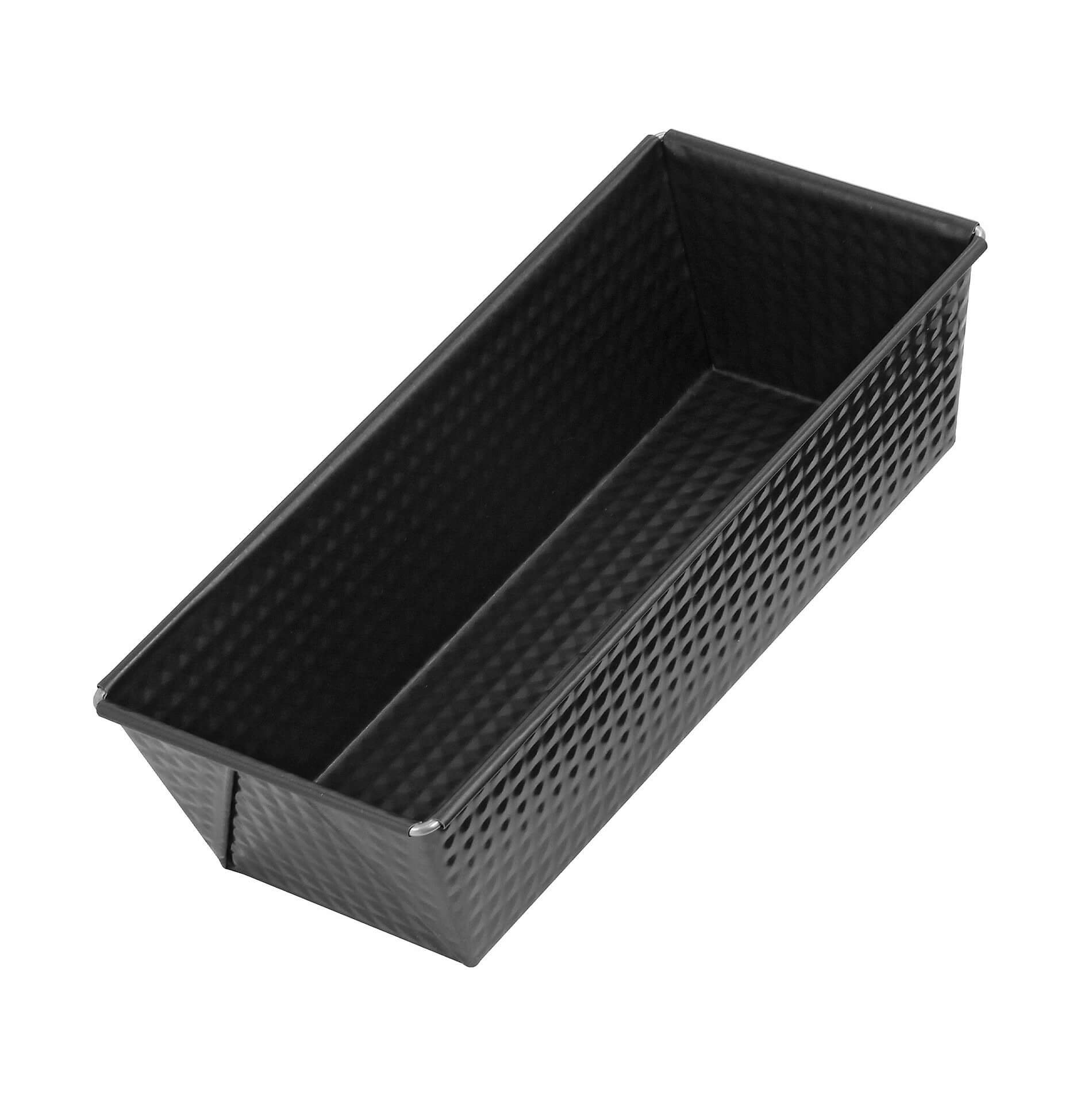 Black Metallic Molde rectangular, 25cm