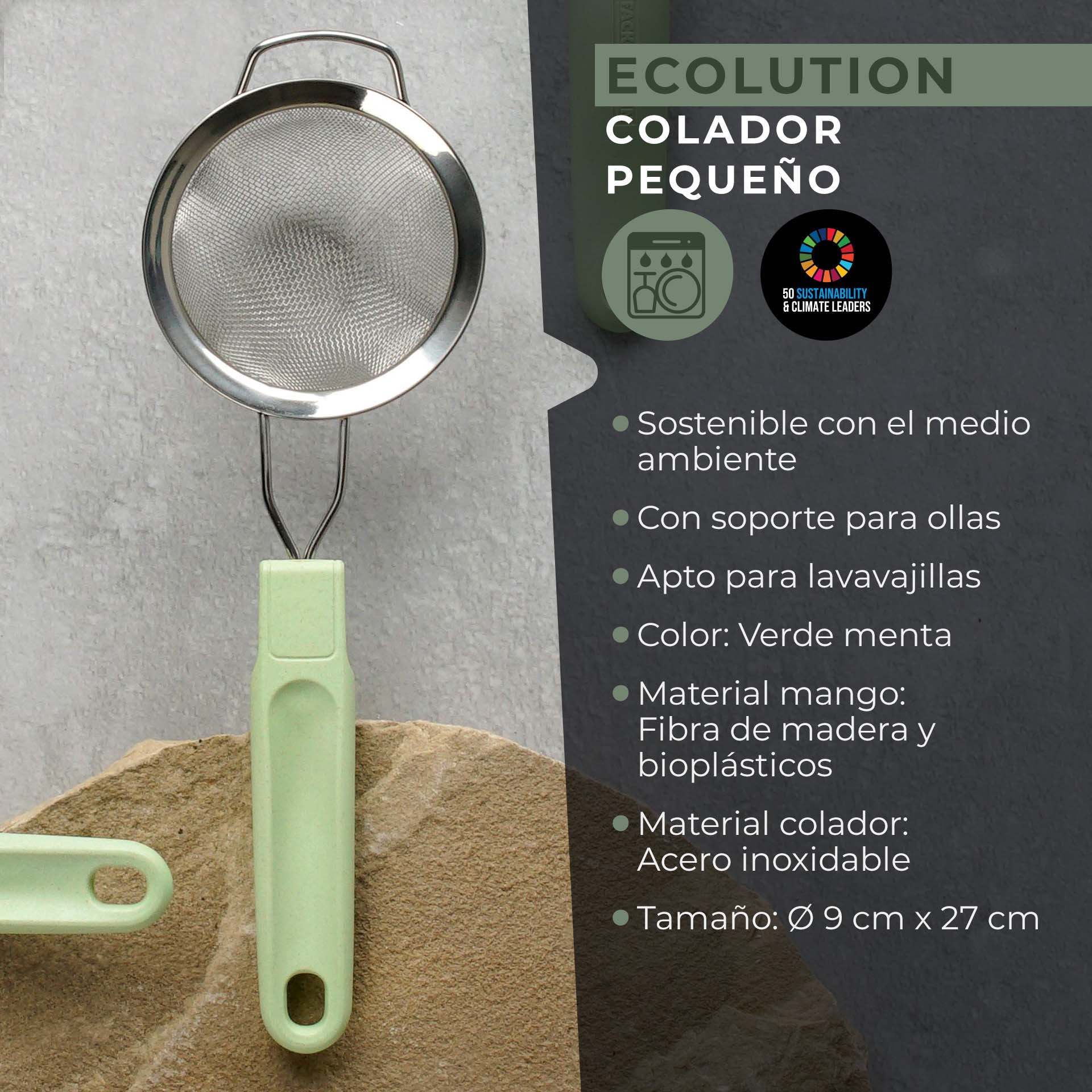 COLADOR PEQUEÑO 14 CM DIAM.