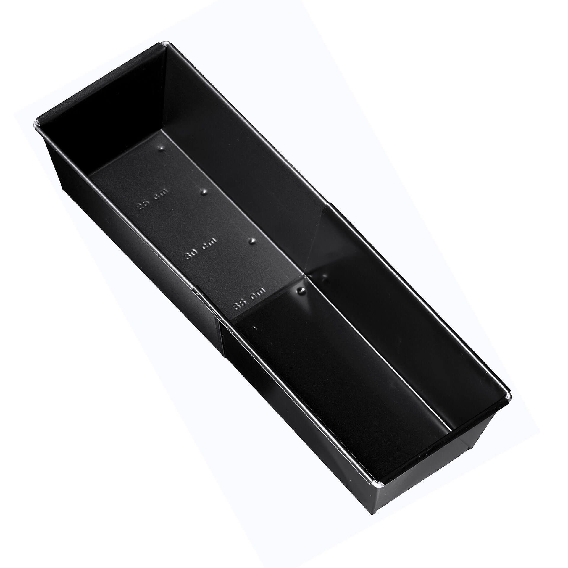 Black Metallic Molde rectangular extensible, 2840cm