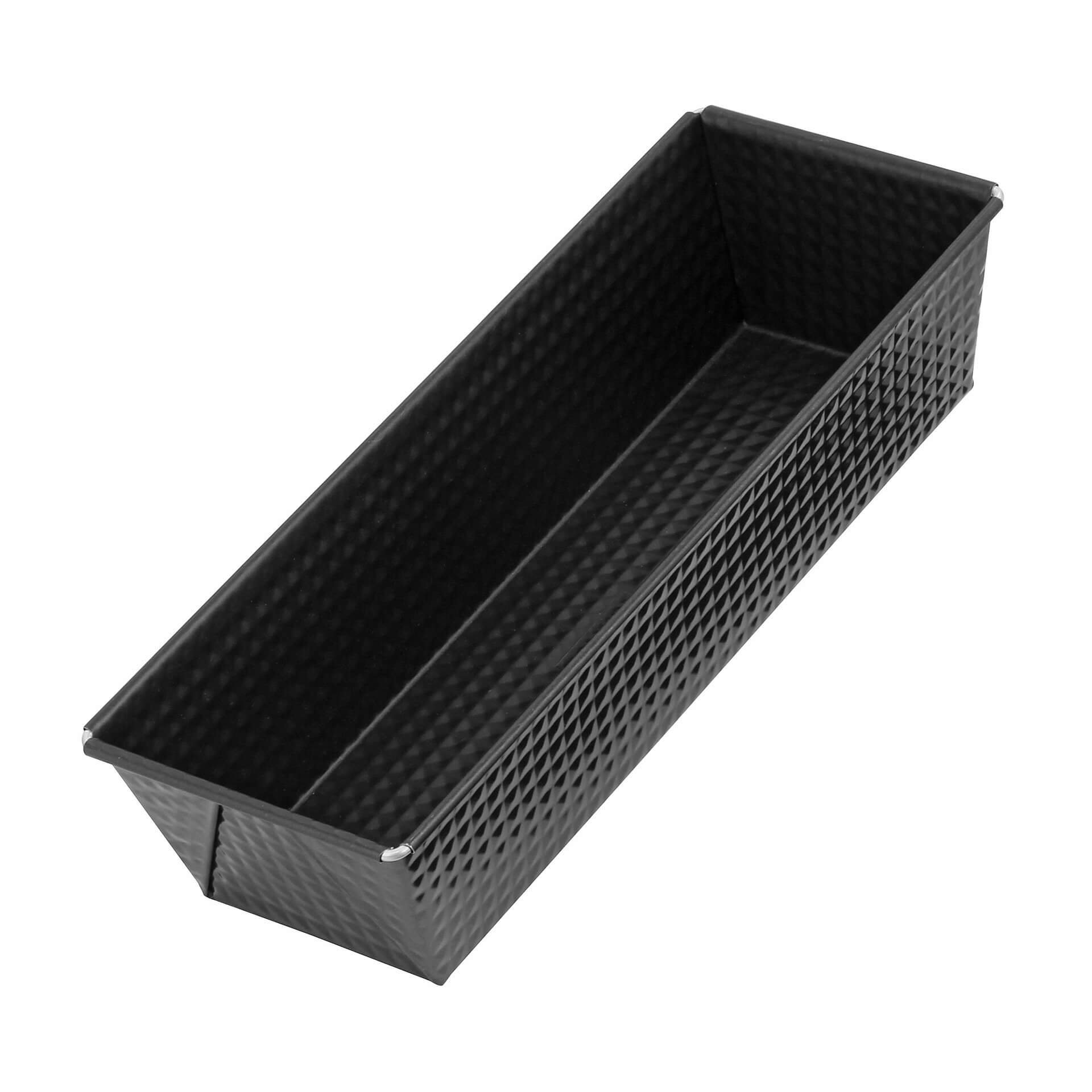 Black Metallic Molde rectangular, 30cm